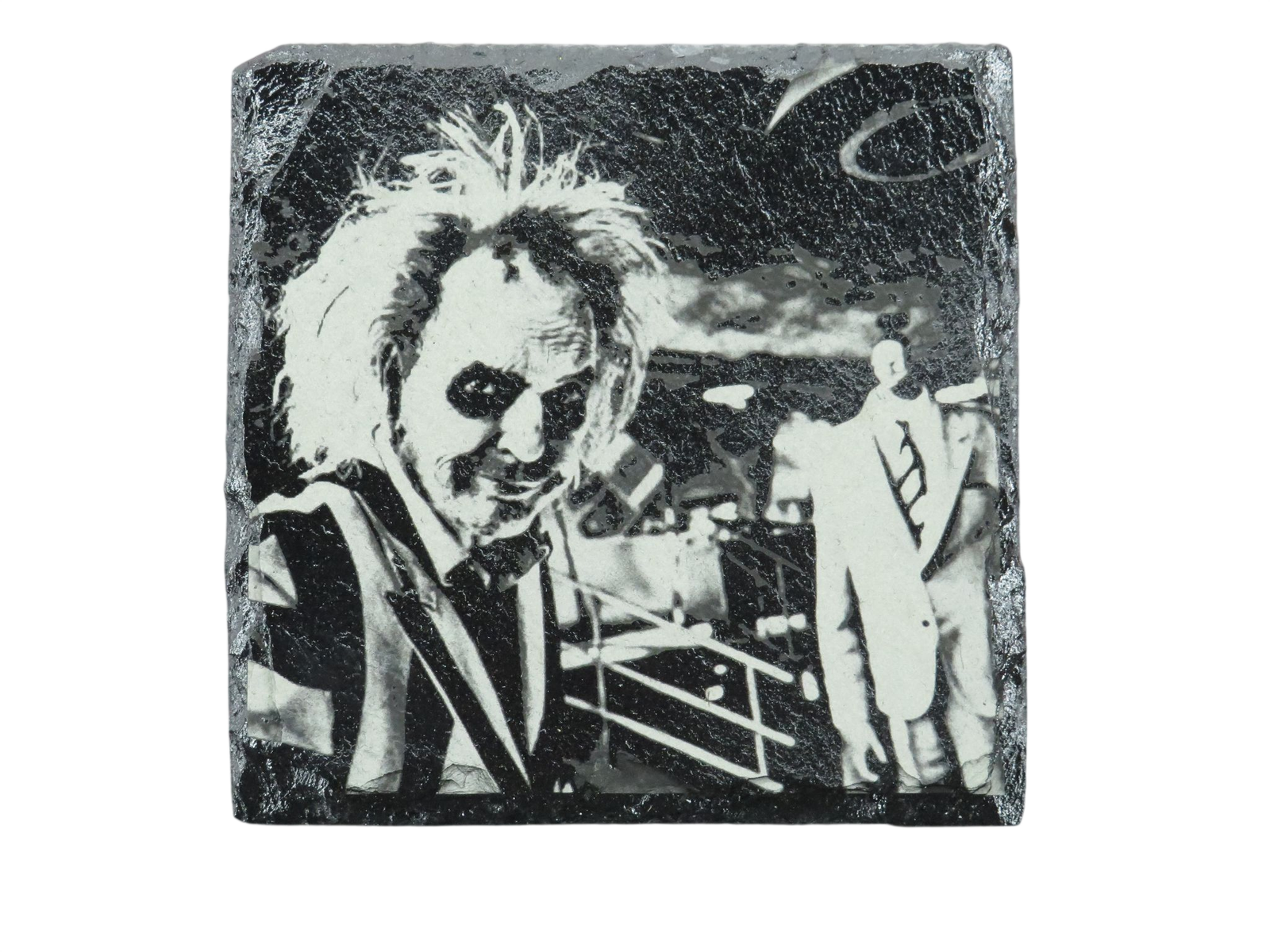 Laser Engraved Slate Coaster - BG4
