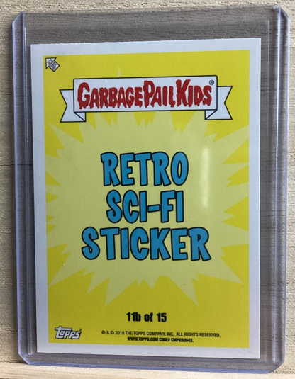 2018 Topps Garbage Pail Kids - Forbidden Janet - Green