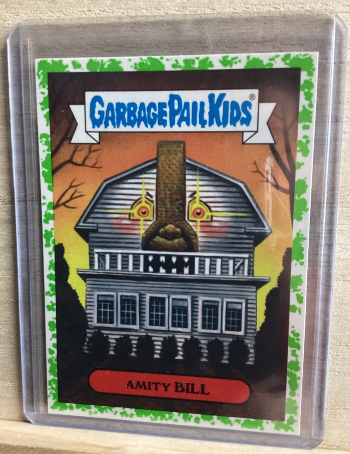 2018 Topps Garbage Pail Kids - Amity Bill - Green