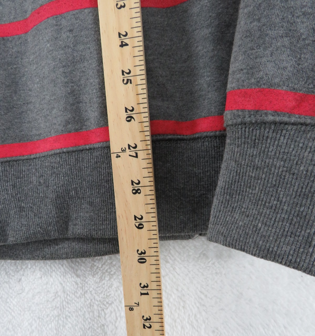 Chalc Striped Zip Up Hoodie - Men's Size XXL