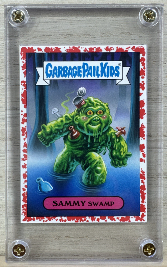 2018 Topps Garbage Pail Kids - SAMMY SWAMP - Red 50/75