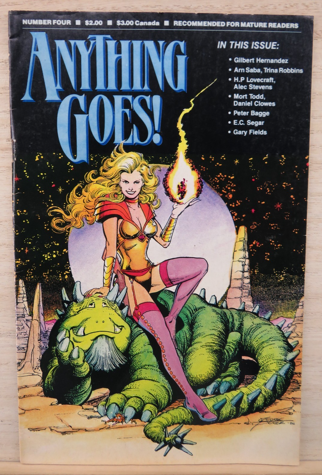 ANYTHING GOES! #4 - 1987 COMIC BOOK