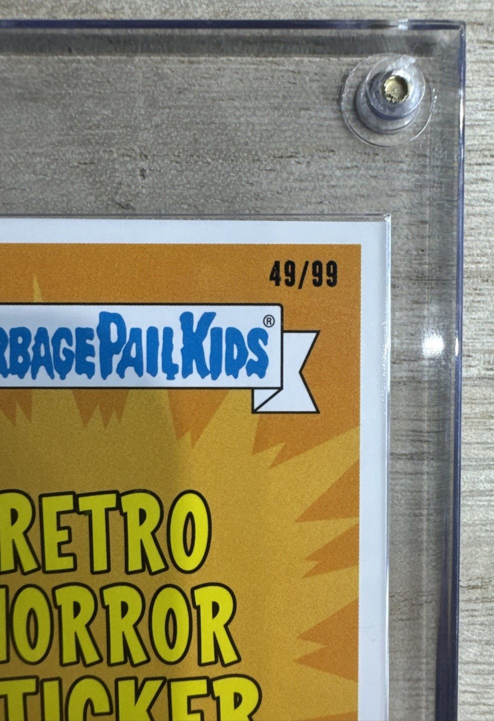 2018 Topps Garbage Pail Kids - The Birdie - Blue 49/99