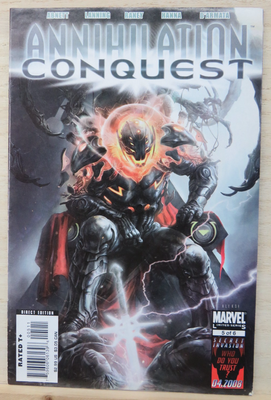 Annihilation: Conquest #5 of 6 - Marvel Comic Book - 2008