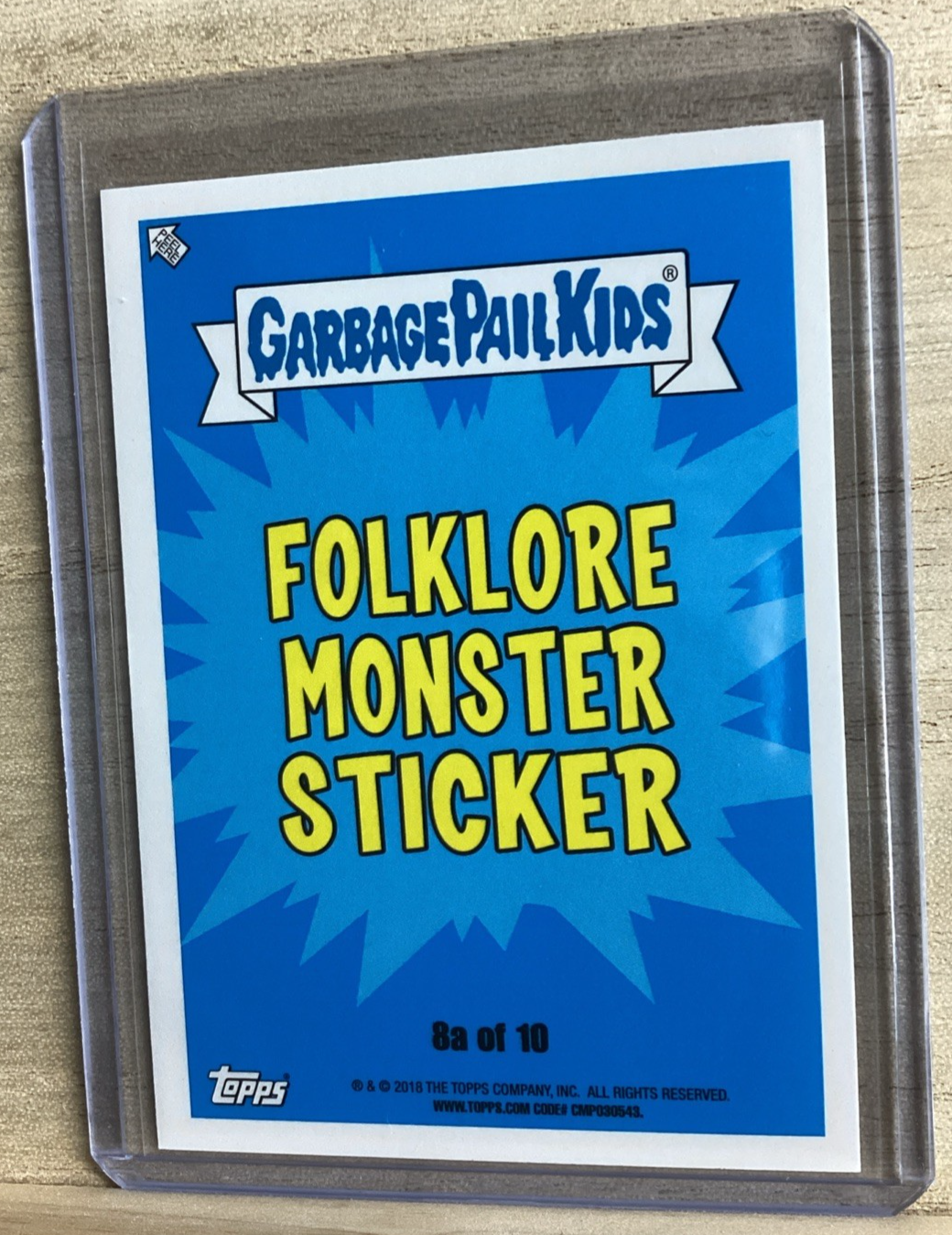 2018 Garbage Pail Kids - Boogey Manny