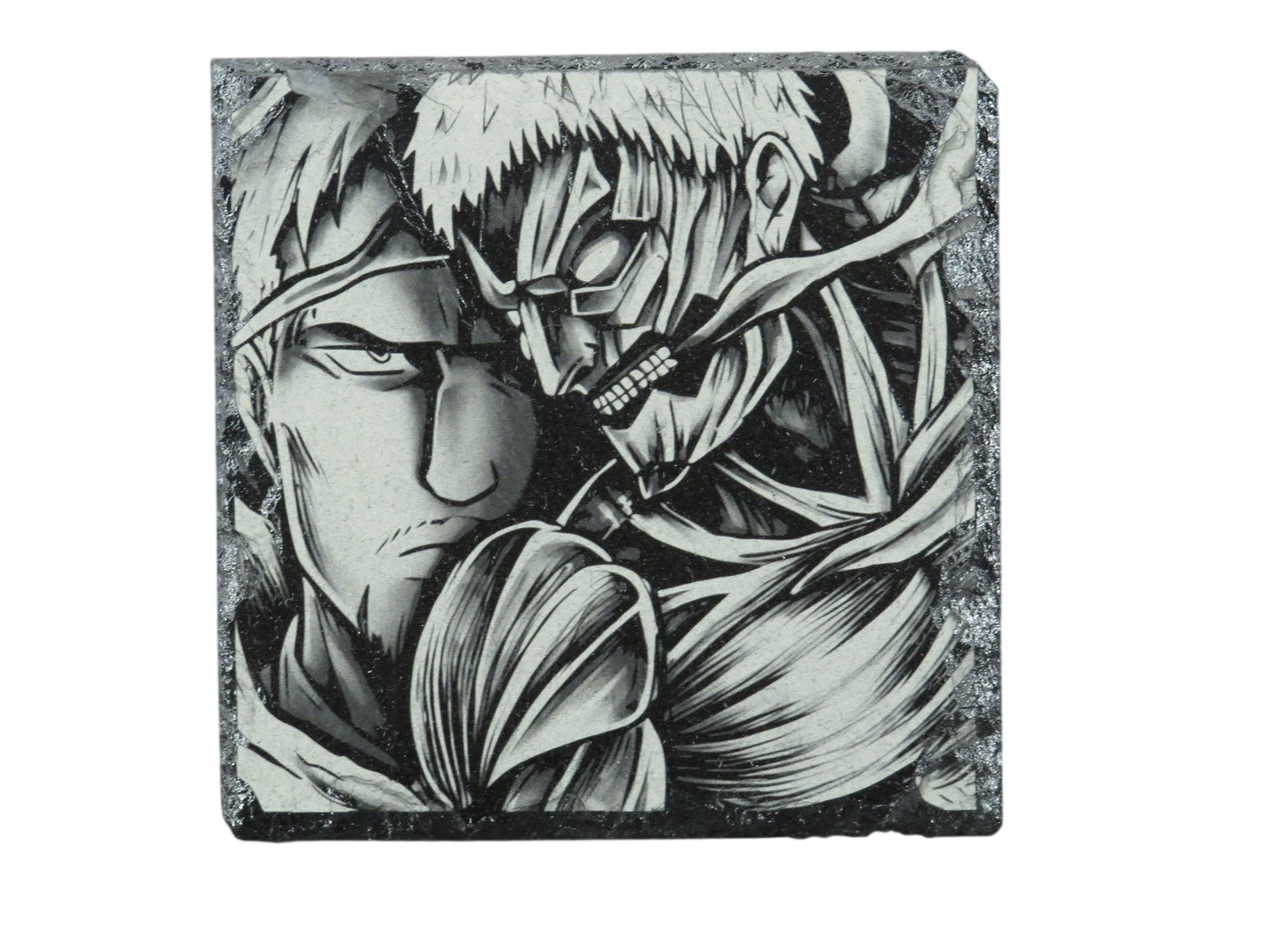 Laser Engraved Slate Coaster - AN1