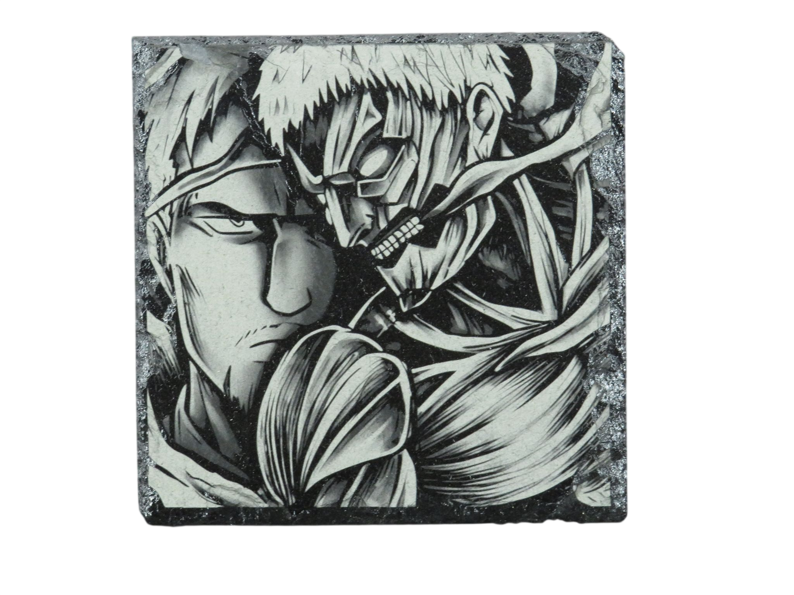 Laser Engraved Slate Coaster - AN1