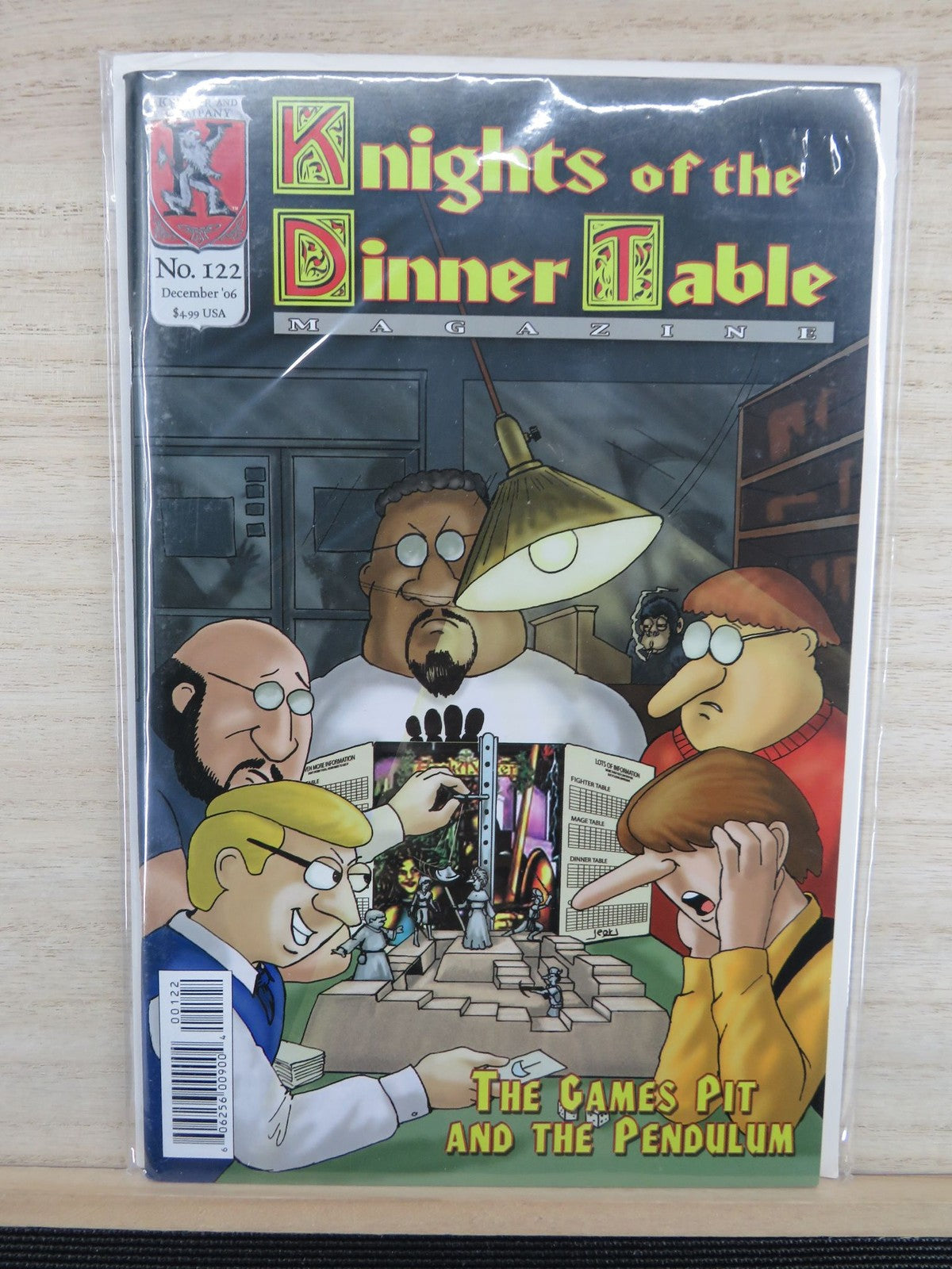 Knights of the Dinner Table Magazine #122 Dec 2006 - Kenzer and Company