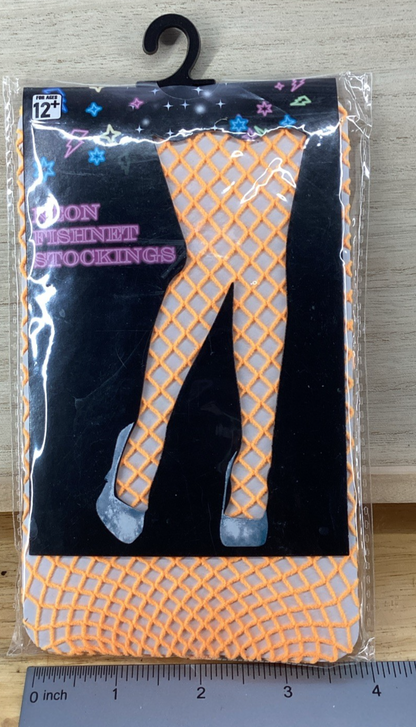 Halloween Costume Neon Fishnet Stockings