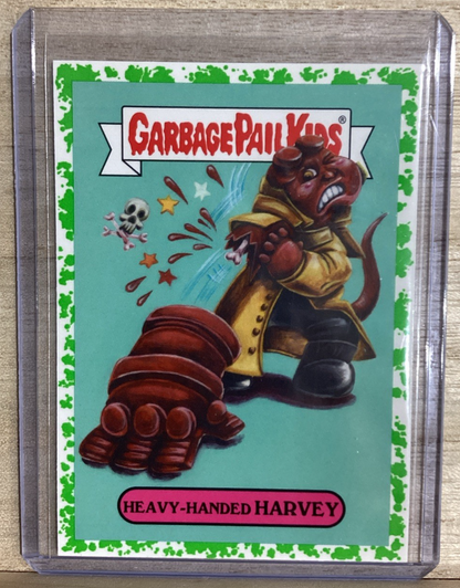 2018 Topps Garbage Pail Kids - Heavy Handed Harvey - Green
