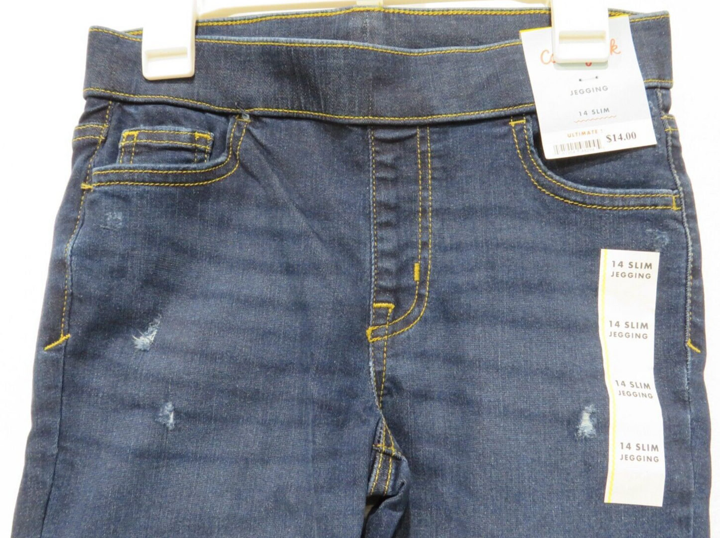 Cat & Jack Girls' Size 14 Slim Mid-Rise Pull-On Jeggings