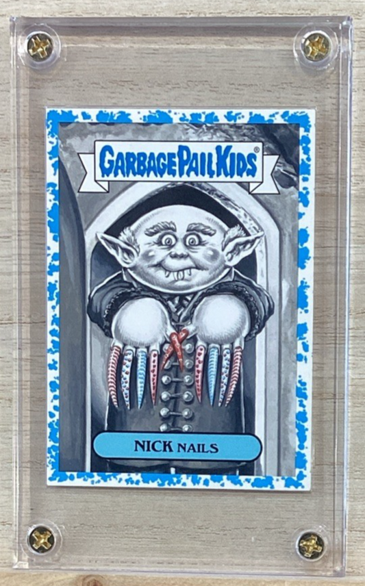 2018 Topps Garbage Pail Kids - Nick Nails - Blue 15/99