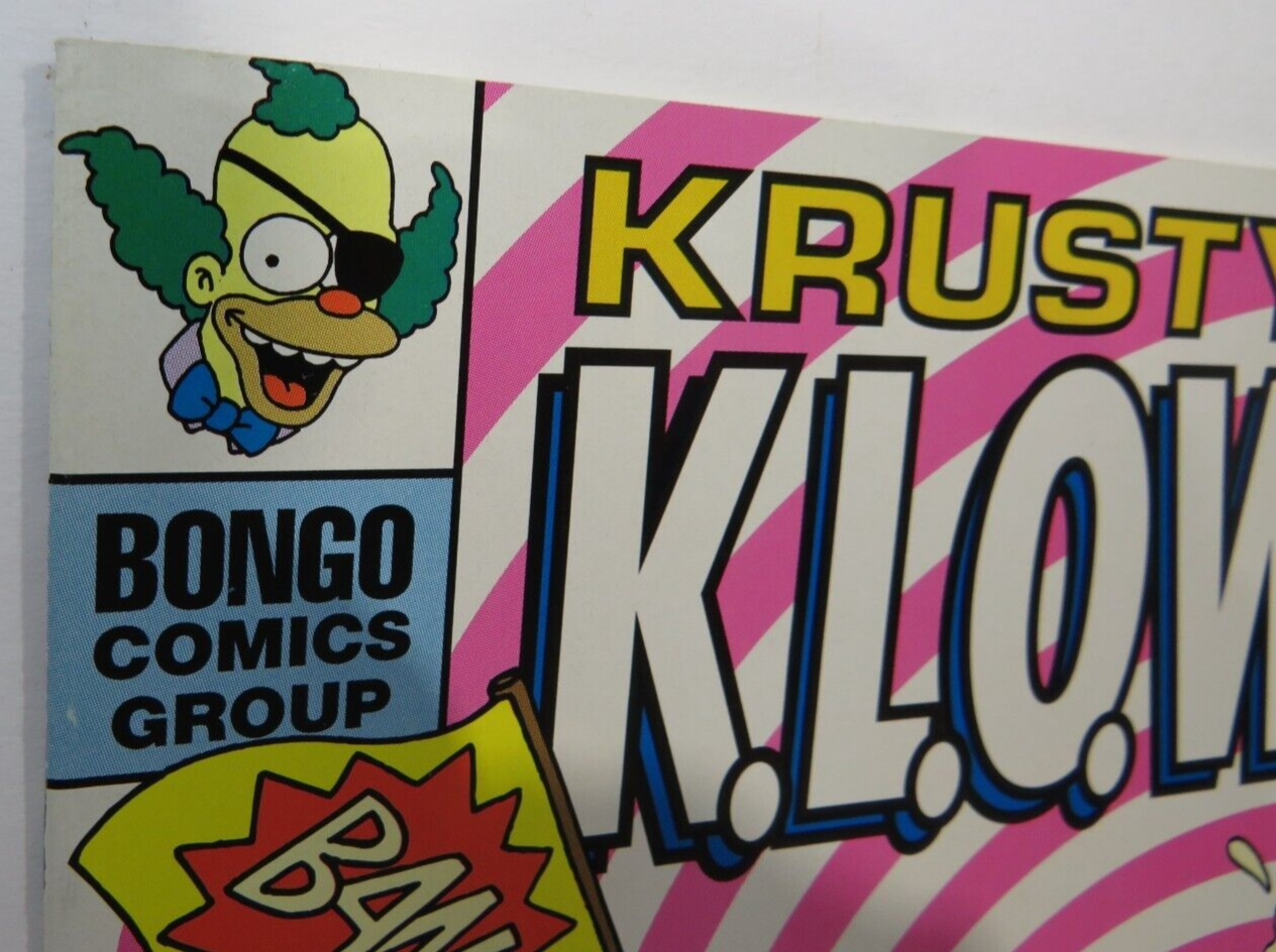 Simpsons Comics #3 1994 Double Side Flip Book Krusty Klown Bongo Comics Group