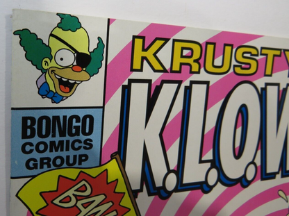 Simpsons Comics #3 1994 Double Side Flip Book Krusty Klown Bongo Comics Group