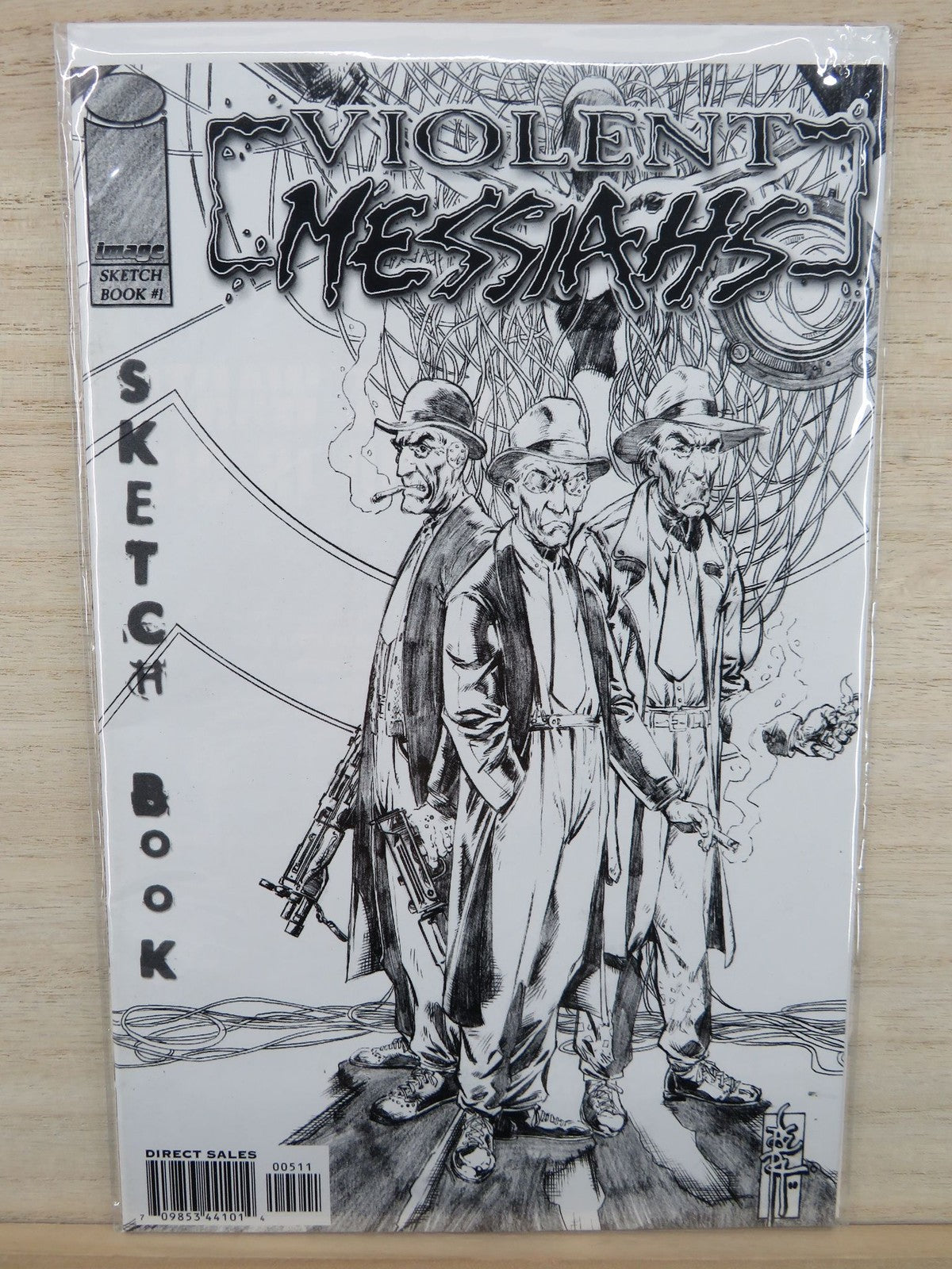 Violent Messiahs Sketchbook #1 / Issue #5 Flip Book - Image Comics - 2001
