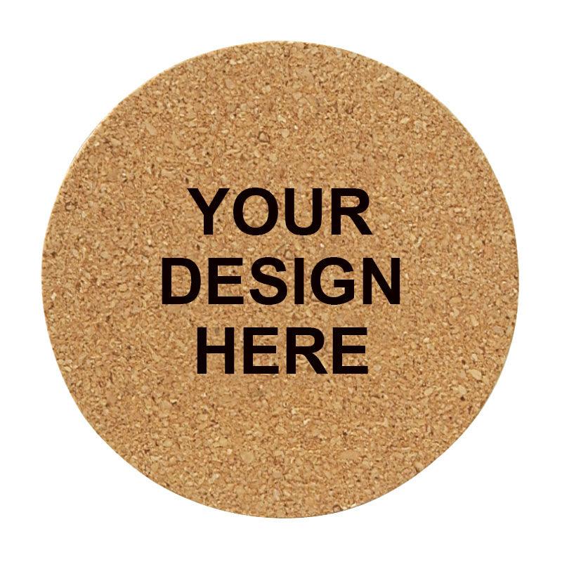 Round Cork Coaster