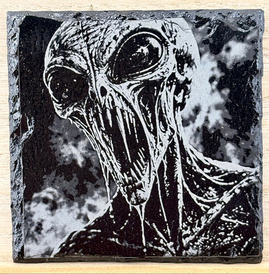 Slate Coaster - Alien Horror