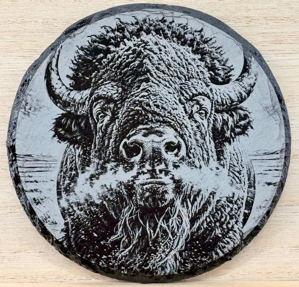 Slate Coaster - Buffalo