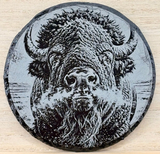 Slate Coaster - Buffalo