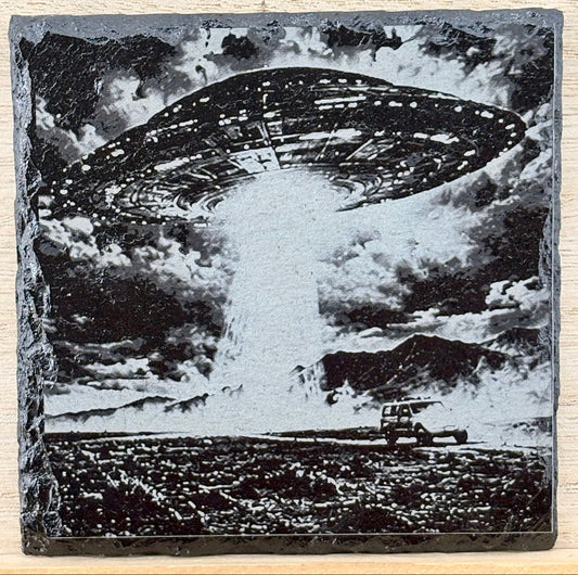 Slate Coaster - Mothership