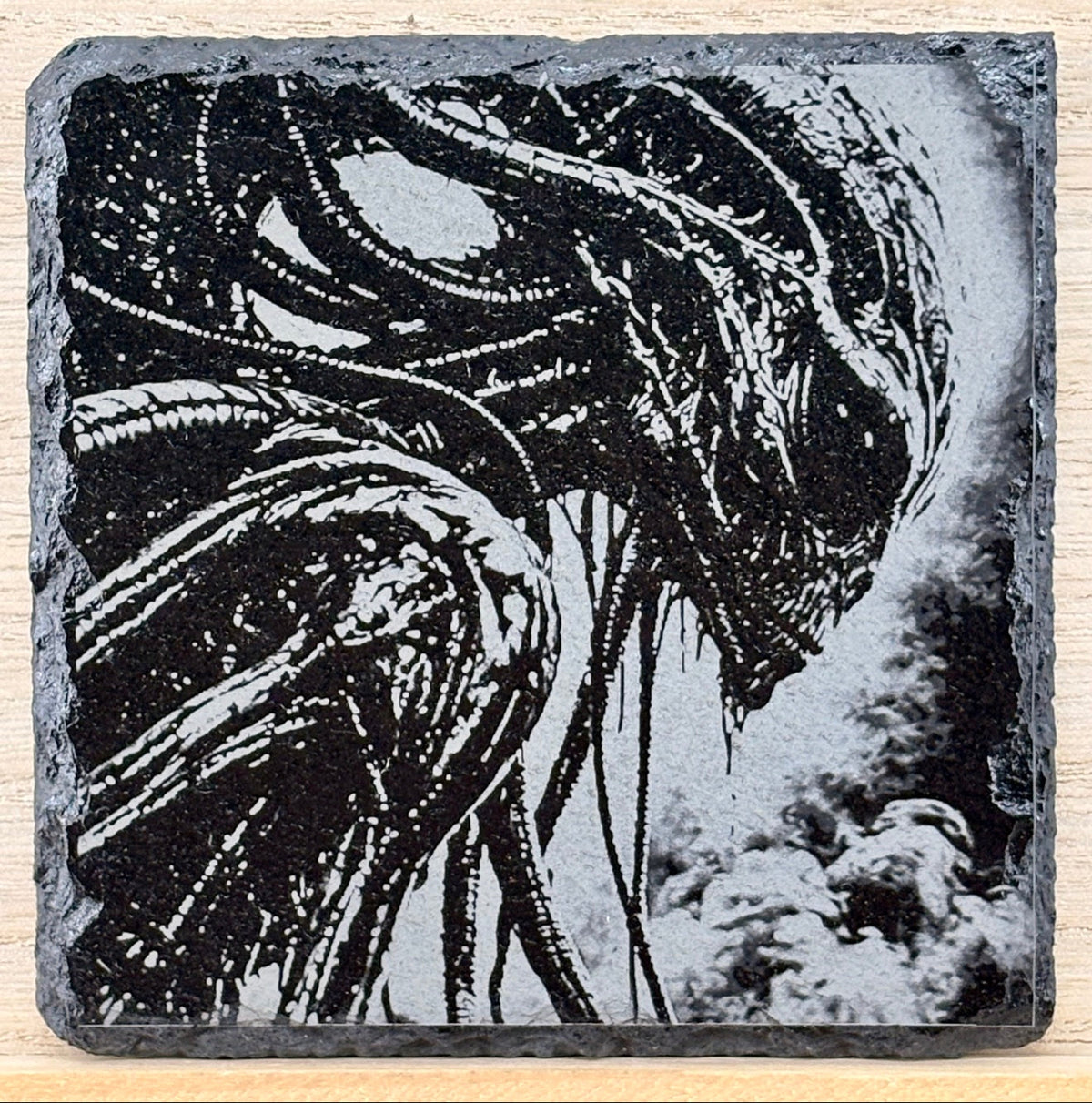 Slate Coaster - Tentacled Terror